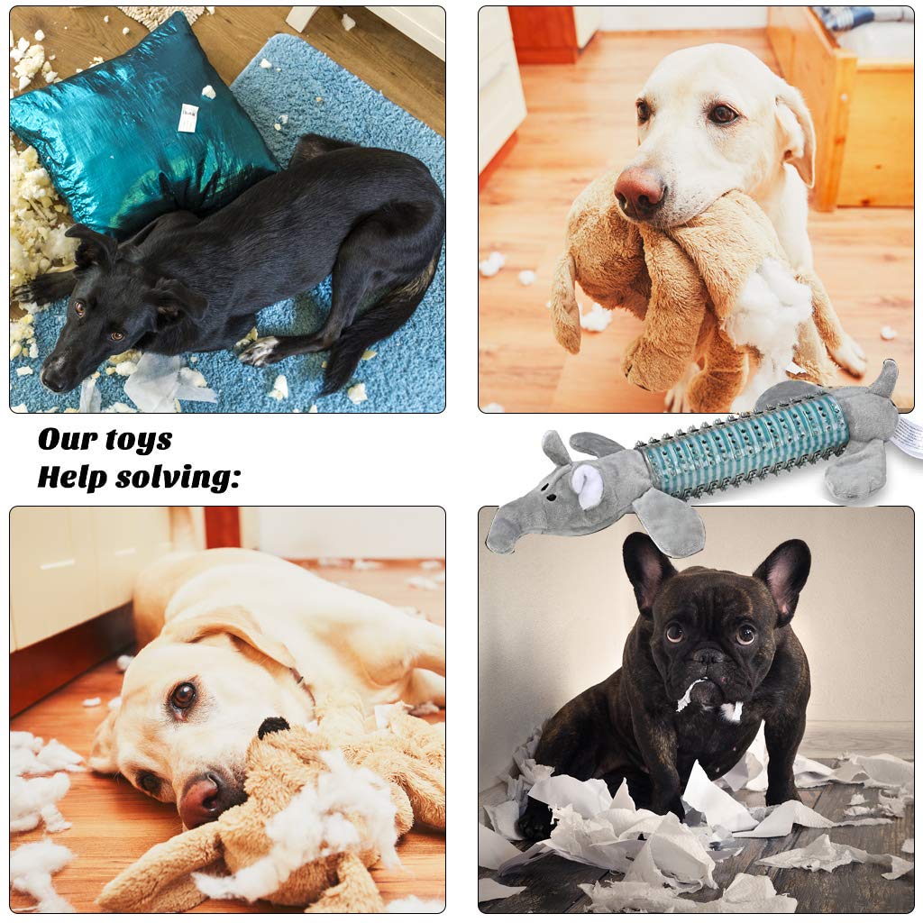 Qpets Dog Toys Pet Dog Puppy Cat Play Plush Stripe Gray Elephant Squeaky Sound Chew Toys Dog Accessories for Puppy Dog Teething Toys 1pcs Qpets Dog Toys Pet Dog Puppy Cat Play Plush Stripe Gray Elephant Squeaky Sound Chew Toys Dog Accessories for Puppy Dog Teething Toys 1pcs